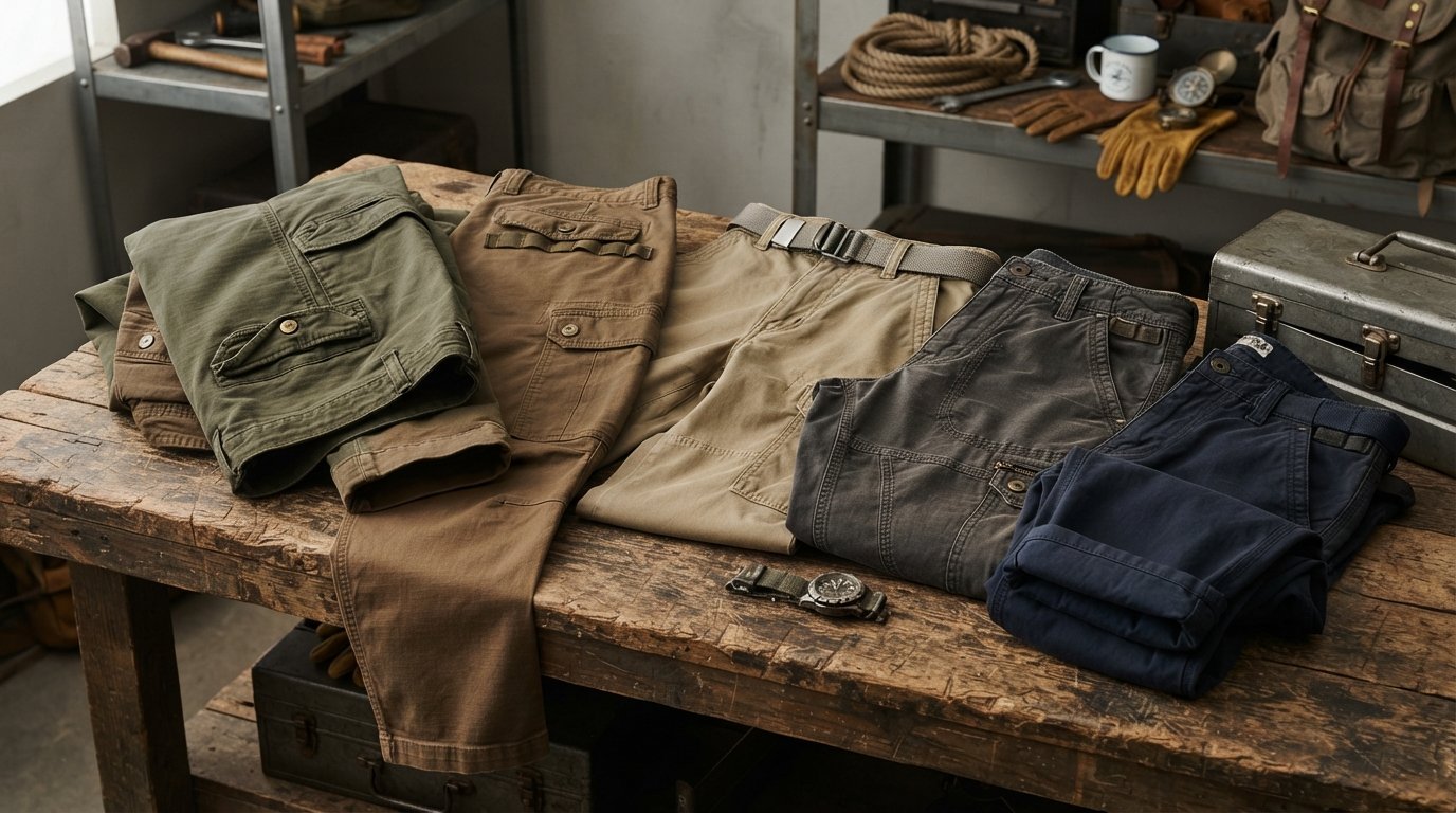 Cargohose Damen Camouflage Bistyle